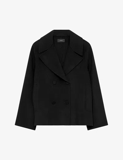 Joseph Light Double Face Gilkes Jacket In Black