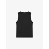 Joseph Womens Black The Jersey Rib Round-neck Stretch-cotton Tank Top Xs