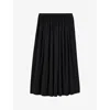 Joseph Womens Vidal Crepe Jersey Maxi Skirt Black In Black