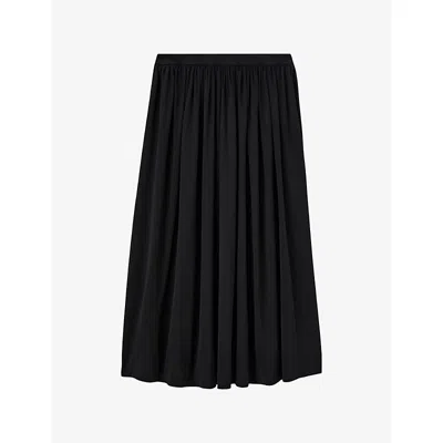 Joseph Womens Vidal Crepe Jersey Maxi Skirt Black