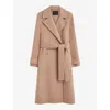 Joseph Arline Double Face Cashmere Coat In Blusher