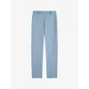 Joseph Womens Faded Sky Coleman Gabardine Stretch-woven Trousers In Faded Sky