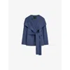 Joseph Adrienne Double Face Cashmere Jacket In Harbour