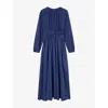 Joseph Leila Crepe De Soie Knot Silk Dress