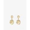 Joseph Womens Gilded Gold Bean Gold-toned Metal Drop Earrings In Gold