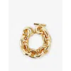 Joseph Womens Gilded Gold Bean Gold-toned Metal Link Bracelet In Gold