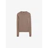 Joseph Womens Escargot Cashair Round-neck Cashmere Jumper