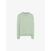 Joseph Womens Matcha Cashair Round-neck Cashmere Jumper In Matcha