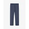 Joseph Coleman Gabardine Stretch Trousers In Harbour