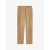 Joseph Suede Stretch Coleman Trousers In Oak