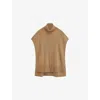 Joseph Merino Wool Poncho In Oak