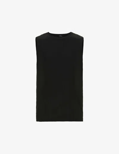 JOSEPH WOMENS BLACK SLEEVELESS SILK BLOUSE,54458049