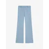 Joseph Womens Faded Sky Coleman Gabardine Stretch-woven Trousers In Faded Sky