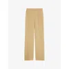 Joseph Tova Silk Satin Trousers In Desert Sand