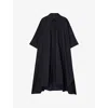 Joseph Womens Navy Dania Oversized Cotton Dress In Navy