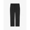 Joseph Vilar Tailoring Crepe Trousers In Black
