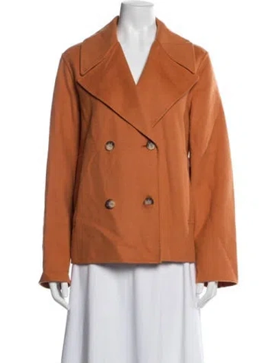 Pre-owned Joseph Wool Blazer In Orange