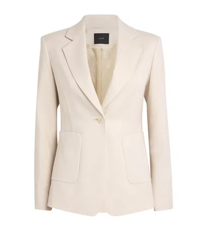 Joseph Wool-blend Glenview Blazer In Beige