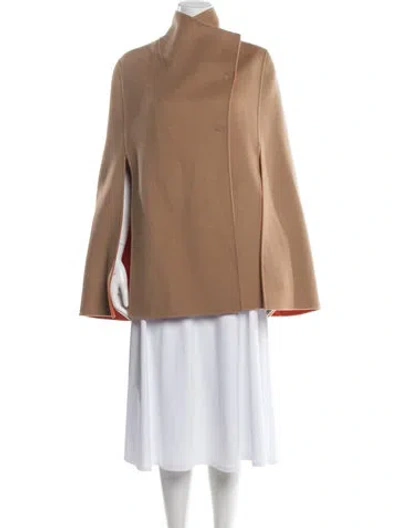 Pre-owned Joseph Wool Cape In Neutral