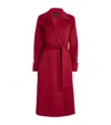 Joseph Costa Double Face Cashmere Coat In Red