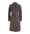 Joseph Wool-cashmere Costa Coat In Brown