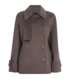 Joseph Wool-cashmere Marne Coat In Brown