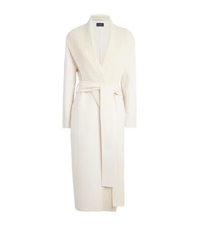 Joseph Wool-cashmere Rica Coat In Ivory