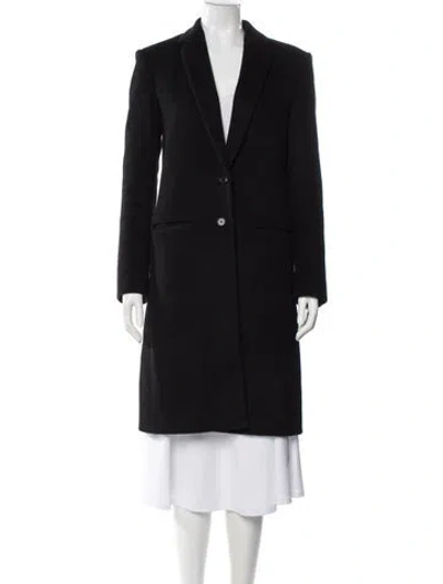 Pre-owned Joseph Wool Coat In Black