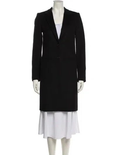 Pre-owned Joseph Wool Coat In Black