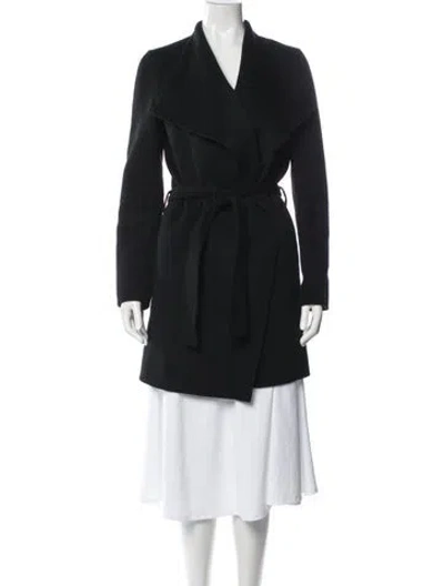 Pre-owned Joseph Wool Coat In Black