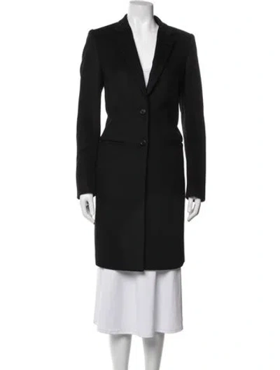 Pre-owned Joseph Wool Coat In Black