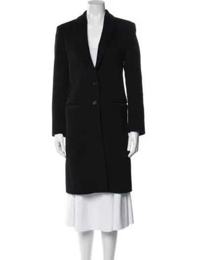 Pre-owned Joseph Wool Coat In Black