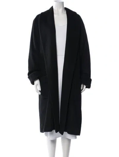 Pre-owned Joseph Wool Coat In Black