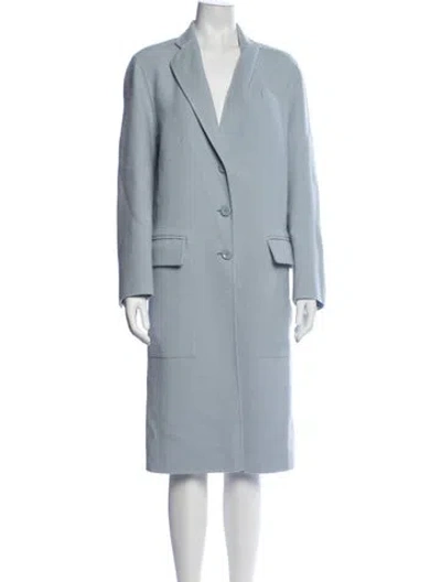 Pre-owned Joseph Wool Coat In Blue