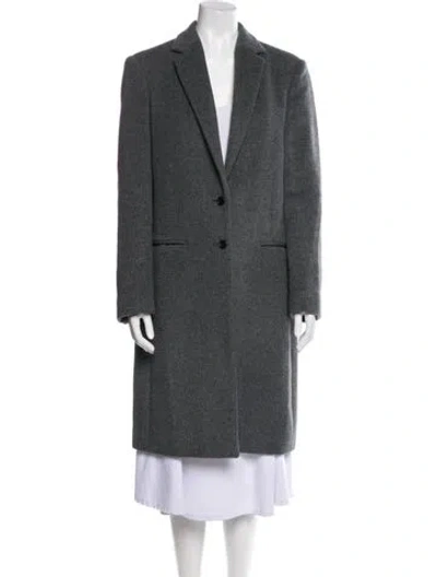 Pre-owned Joseph Wool Coat In Gray