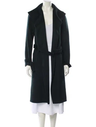 Pre-owned Joseph Wool Coat In Green