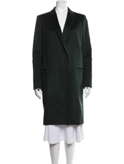 Pre-owned Joseph Wool Coat In Green