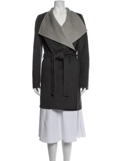 Pre-owned Joseph Wool Coat In Grey