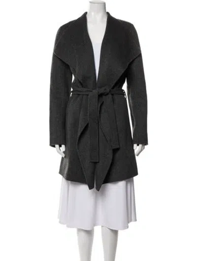 Pre-owned Joseph Wool Coat In Grey