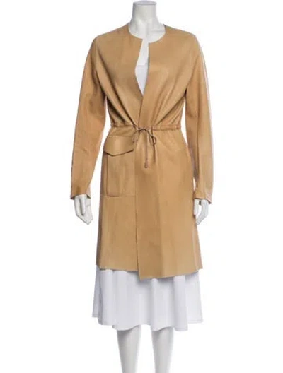 Pre-owned Joseph Wool Coat In Neutrals