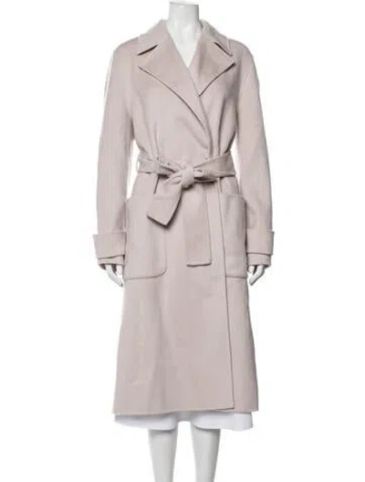 Pre-owned Joseph Wool Coat In Pink