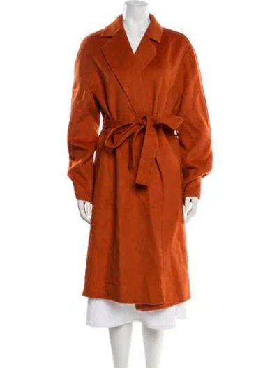 Pre-owned Joseph Wool Coat In Red