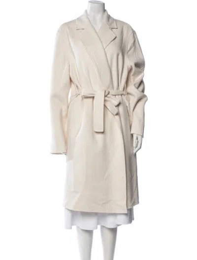Pre-owned Joseph Wool Coat W/ Tags In Neutrals
