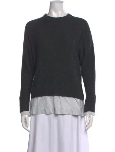 Pre-owned Joseph Wool Crew Neck Sweater In Gray