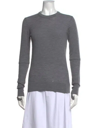 Pre-owned Joseph Wool Crew Neck Sweater In Grey