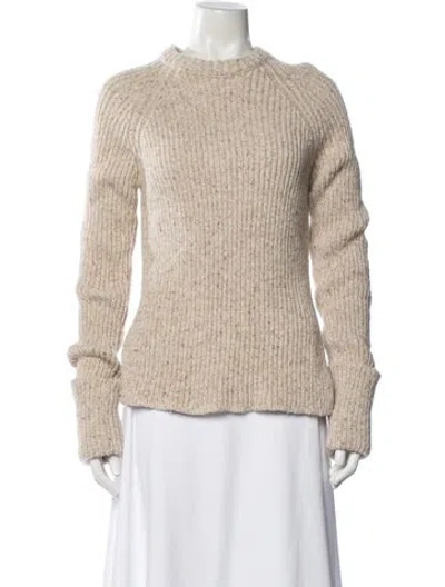 Pre-owned Joseph Wool Crew Neck Sweater In Neutral