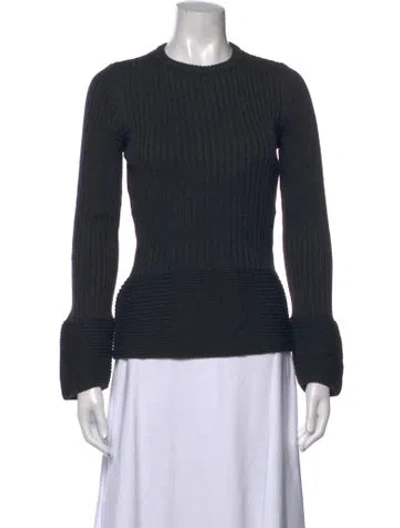 Pre-owned Joseph Wool Crew Neck Top In Black