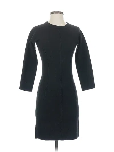 Pre-owned Joseph Wool Dress In Black