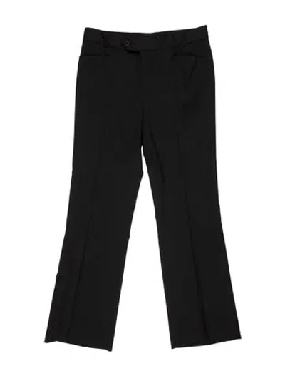 Pre-owned Joseph Wool Flared Pants In Black