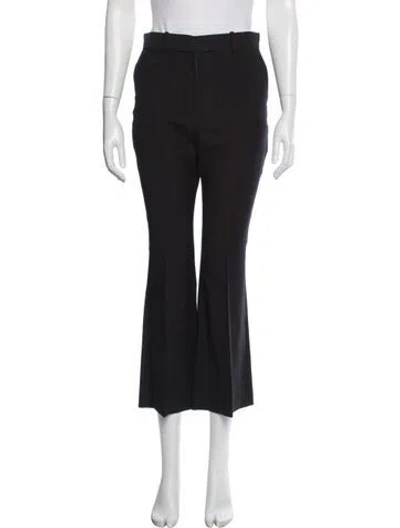 Pre-owned Joseph Wool Flared Pants In Black